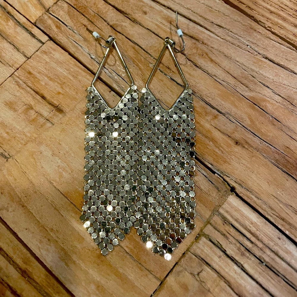 Gold earrings